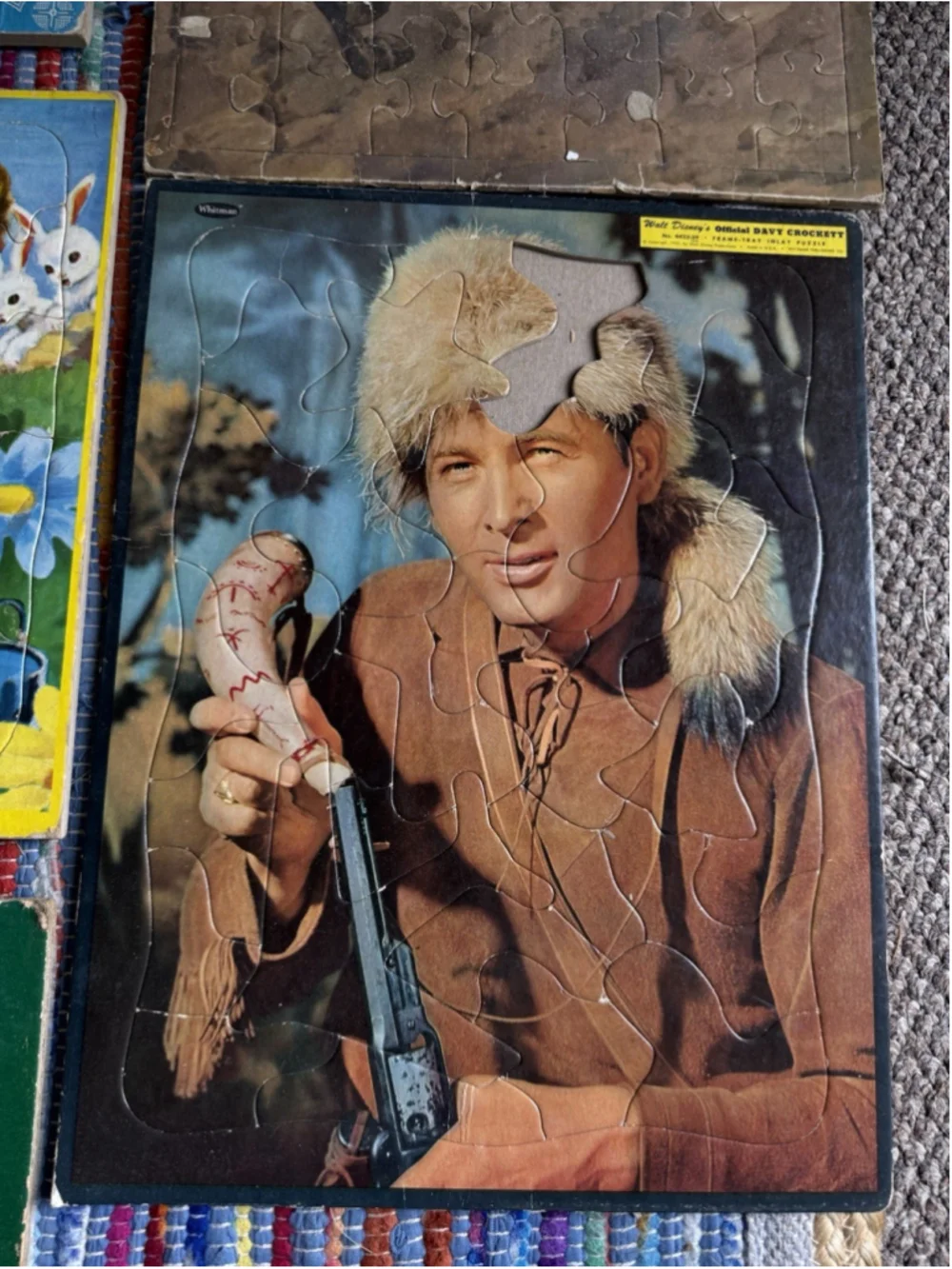 Vintage Cardboard Jigsaw Puzzles Lot (10) 1940-1950 Various Condition.
